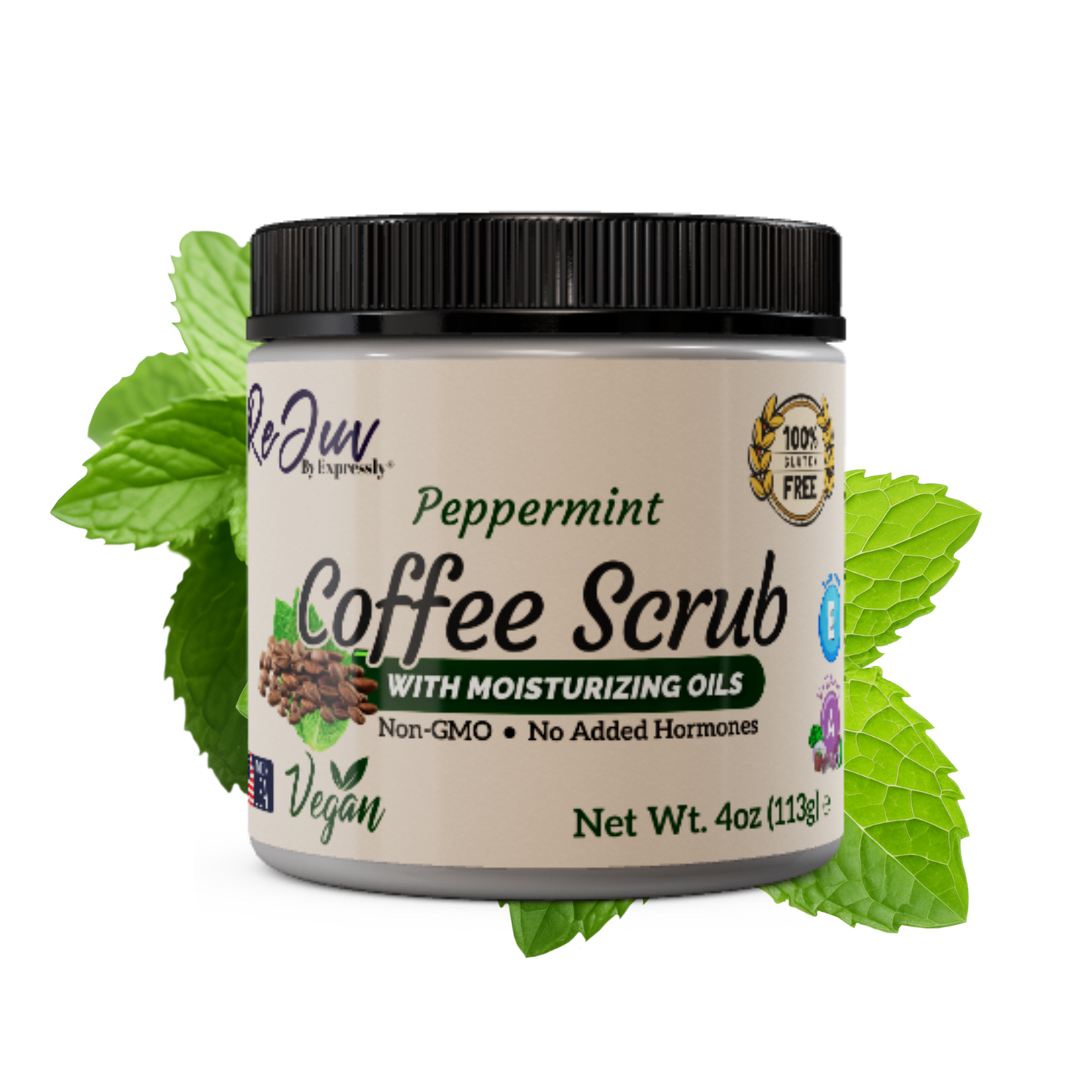 Peppermint Coffee Scrub by ReJuv®