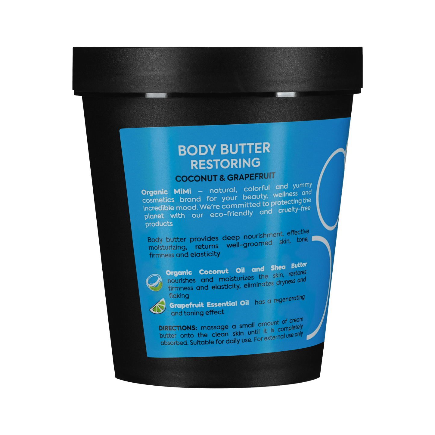 Organic Mimi, Body Butter Restoring Coconut & Grapefruit, 200 ml