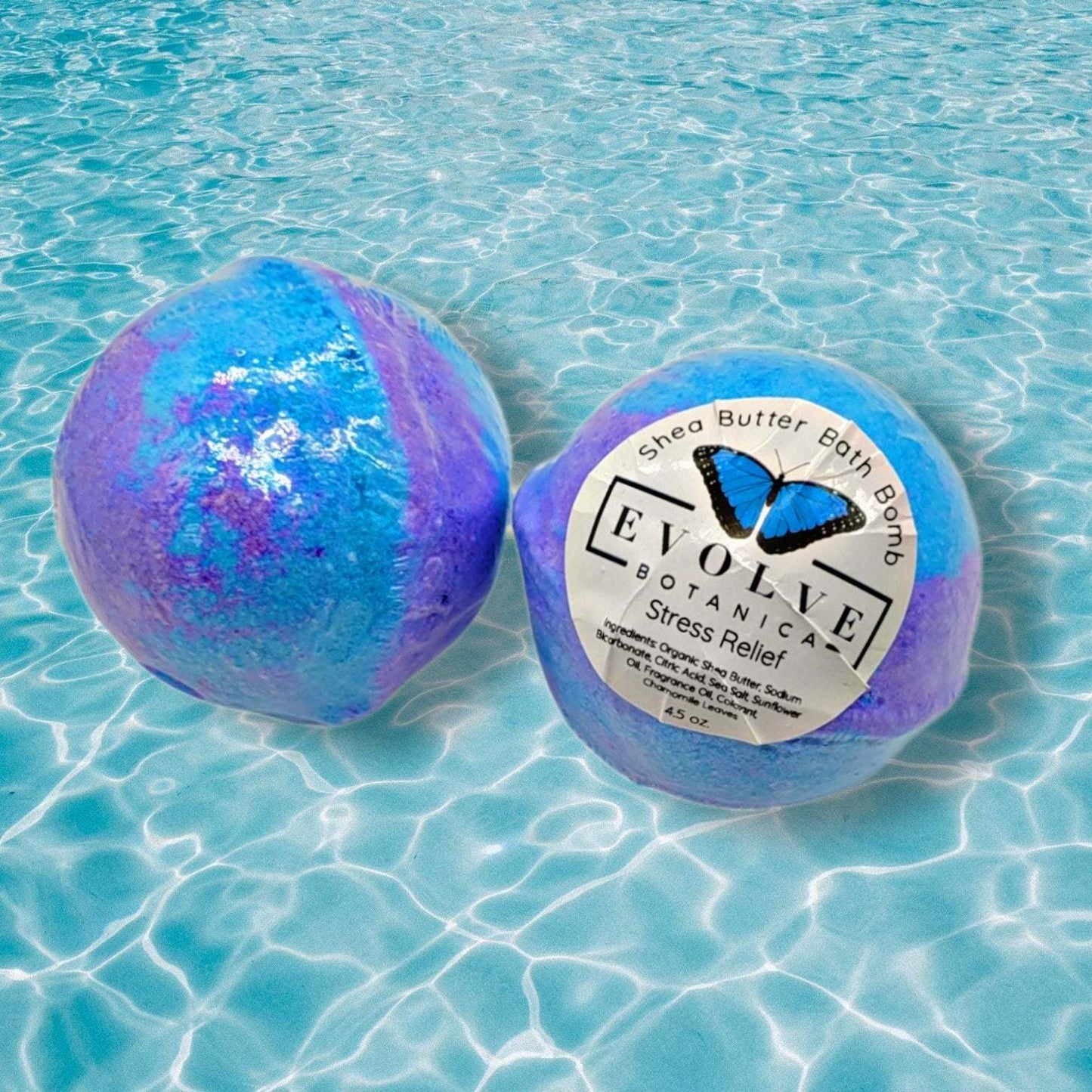 Bath Bomb | Evolve Botanica | Stress Relief - Expressly Marketplace