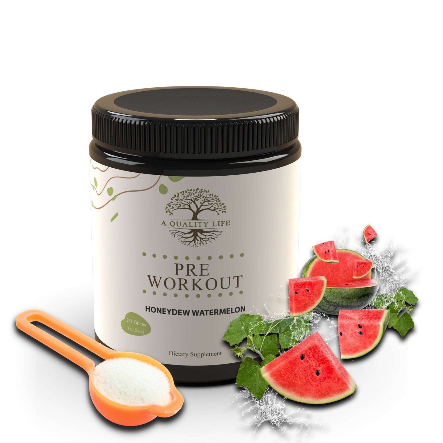 Pre Workout by A Quality Life - Honeydew Watermelon - Expressly Marketplace
