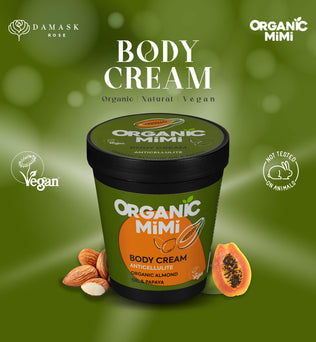 Organic Mimi, Body Cream Antiсellulite Almond & Papaya, 200 ml