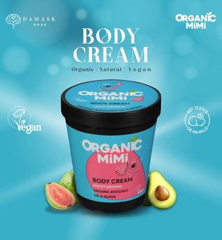 Organic Mimi, Body Cream Moisturizing Avocado & Guava, 200 ml