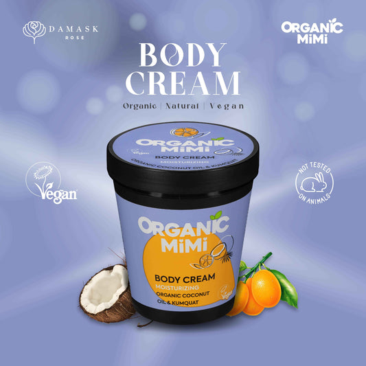 Organic Mimi, Body Cream Moisturizing Coconut & Kumquat, 200 ml