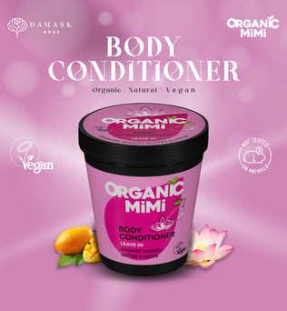 Organic Mimi, Body Conditioner Leave In Mango & Lotus, 200 ml