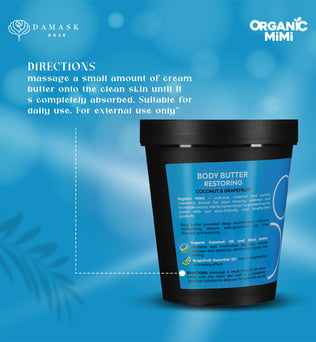 Organic Mimi, Body Butter Restoring Coconut & Grapefruit, 200 ml
