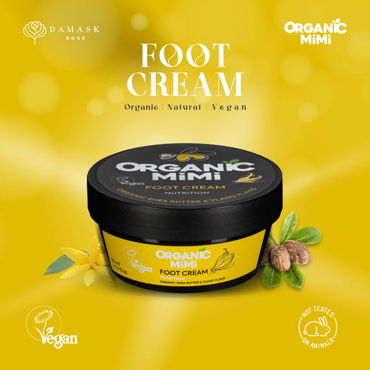 Organic Mimi, Foot Cream Nutrition Shea & Ylang Ylang, 50 ml