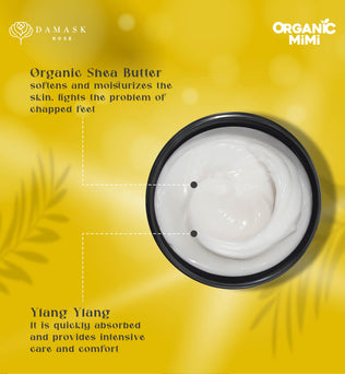 Organic Mimi, Foot Cream Nutrition Shea & Ylang Ylang, 50 ml