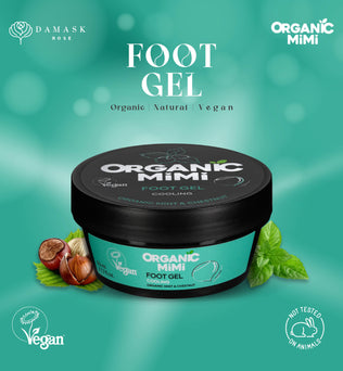 Organic Mimi, Foot Gel Cooling Mint & Chestnut, 50 ml