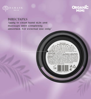 Organic Mimi, Hand Cream Recovery Mango & Basil, 50 ml