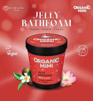 Organic Mimi, Jelly Bathfoam Deep Sleep Camellia & Lotus, 200 ml
