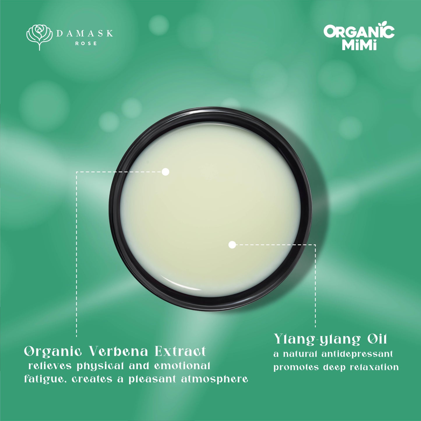 Organic Mimi, Jelly Bathfoam Stress Off Verbena & Ylang Ylang, 200 ml