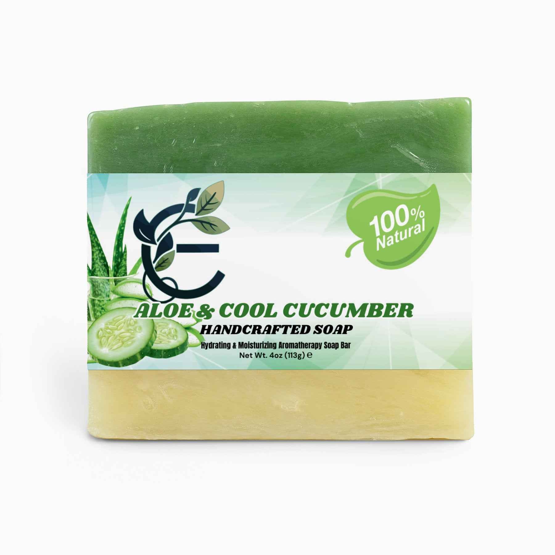 All Natural Aloe and Cucumber Soap