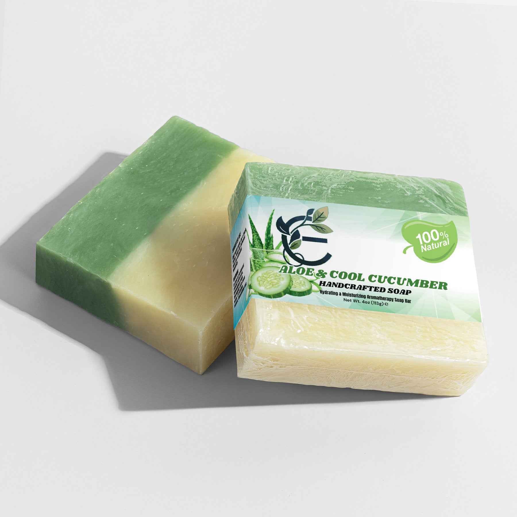 All Natural Aloe and Cucumber Soap