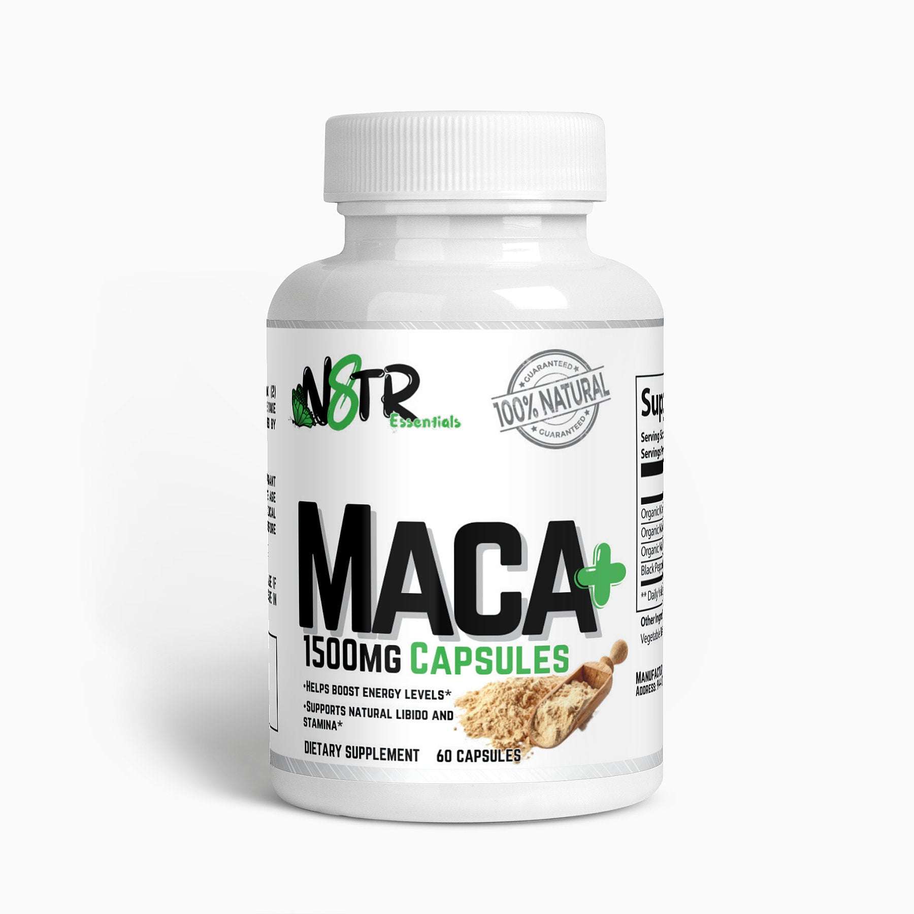 Maca Plus - A Natural Supplement by N8tr Essentials