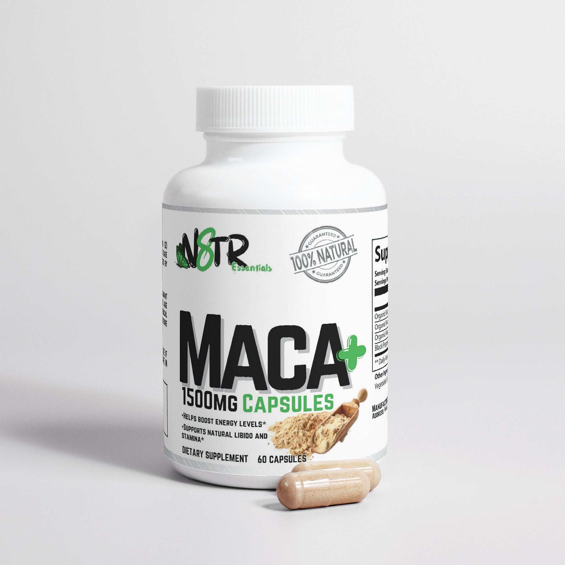 Maca Plus - A Natural Supplement by N8tr Essentials