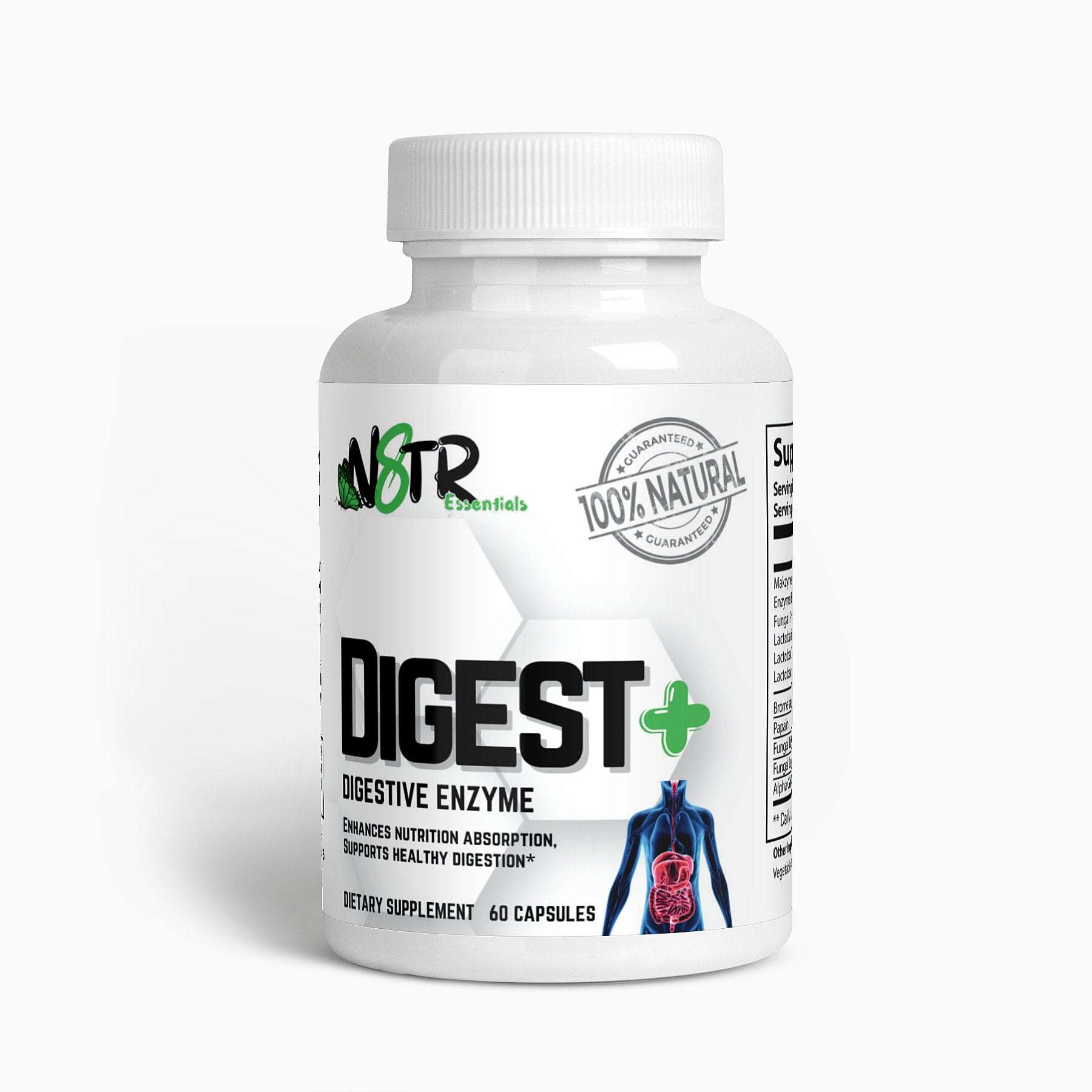 Digest+ Digestive Enzyme By N8tr Essentials - Expressly Marketplace