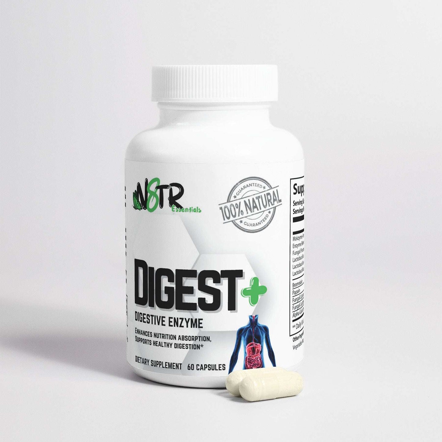 Digest+ Digestive Enzyme By N8tr Essentials - Expressly Marketplace