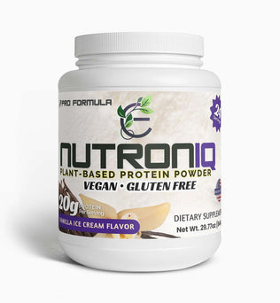 NutronIQ Plant-Based Protein Supplement Vanilla Flavor for Optimal Nutrition - Expressly Marketplace