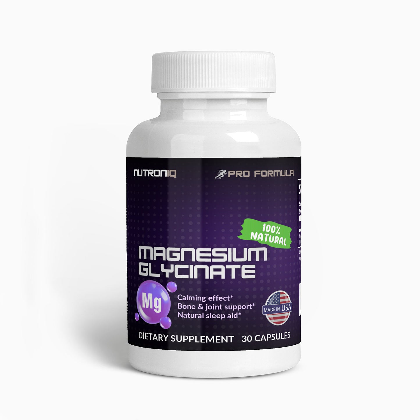 Magnesium Glycinate Supplement for Enhanced Relaxation and Sleep Support