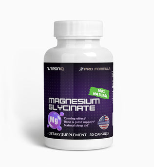 Magnesium Glycinate Supplement for Enhanced Relaxation and Sleep Support