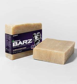 BEARDGOAT® BARZ Sandalwood SOAP BAR - Nourishing Beard and Skin Care