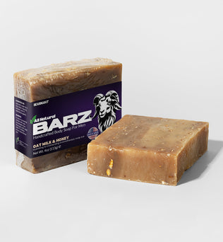 BEARDGOAT® Barz Oat Milk Honey Soap Bar