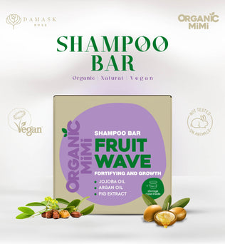 ORGANIC MIMI, FRUIT WAVE FORTIFYING AND GROWTH SHAMPOO BAR, 50 g
