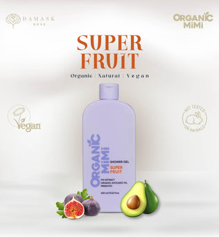 ORGANIC MIMI, SHOWER GEL SUPER FRUIT, 400 ml