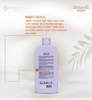 ORGANIC MIMI, SHOWER GEL SUPER FRUIT, 400 ml