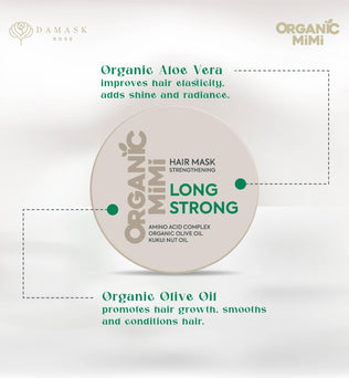 ORGANIC MIMI, HAIR MASK STRENGTHENING LONG STRONG, 200 ml
