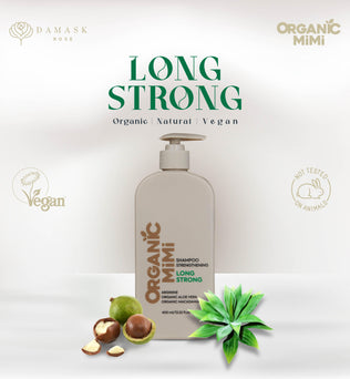 ORGANIC MIMI, SHAMPOO STRENGTHENING LONG STRONG, 400 ml