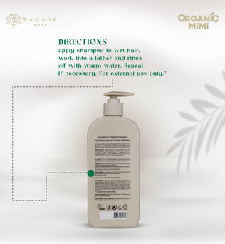 ORGANIC MIMI, SHAMPOO STRENGTHENING LONG STRONG, 400 ml