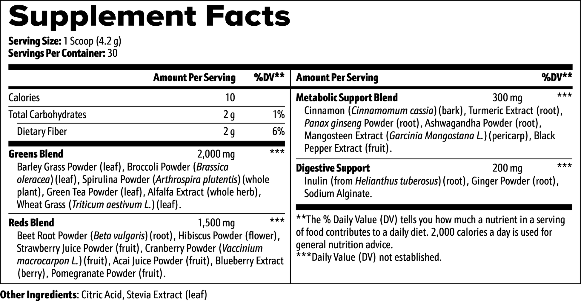 E-Power Green Superfood Blend