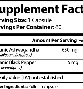 N8tr Essentials Organic Ashwagandha - Expressly Marketplace