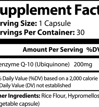 CoQ10 Ubiquinone Supplement by N8tr Essentials® - Expressly Marketplace