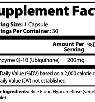 Organic CoQ10 Ubiquinone
