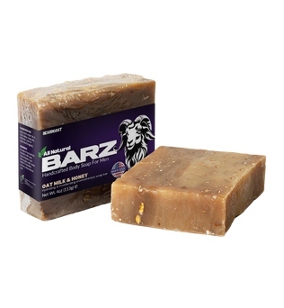 BEARDGOAT® Barz Oat Milk Honey Soap Bar