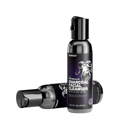 BEARDGOAT® Charcoal Facial Cleanser for Deep Cleansing and Skin Revitalization