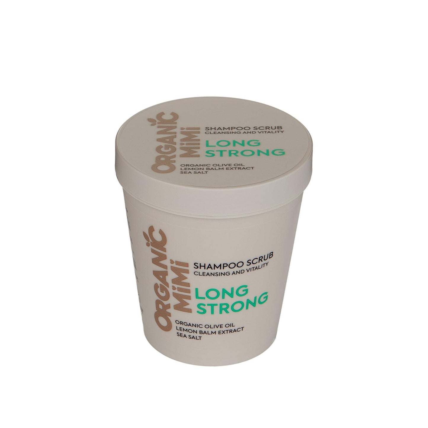 ORGANIC MIMI, SHAMPOO SCRUB CLEANSING AND VITALITY LONG STRONG, 310 g
