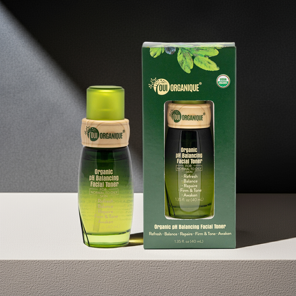 Certified Organic pH Balancing Facial Toner for Normal to Oily /sensitive Skin/Acne Skin Barrier builder