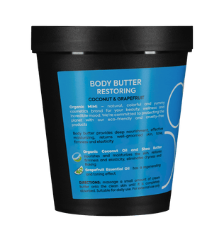 Organic Mimi, Body Butter Restoring Coconut & Grapefruit, 200 ml