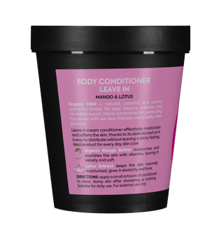 Organic Mimi, Body Conditioner Leave In Mango & Lotus, 200 ml