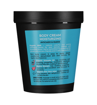 Organic Mimi, Body Cream Moisturizing Avocado & Guava, 200 ml