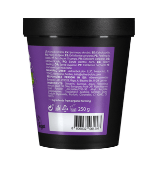 Organic Mimi, Body Scrub Jam Olive & Black Currant, 250 g