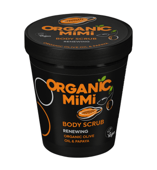 Organic Mimi, Body Scrub Renewing Olive & Papaya, 250 g