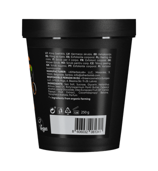 Organic Mimi, Body Scrub Renewing Olive & Papaya, 250 g