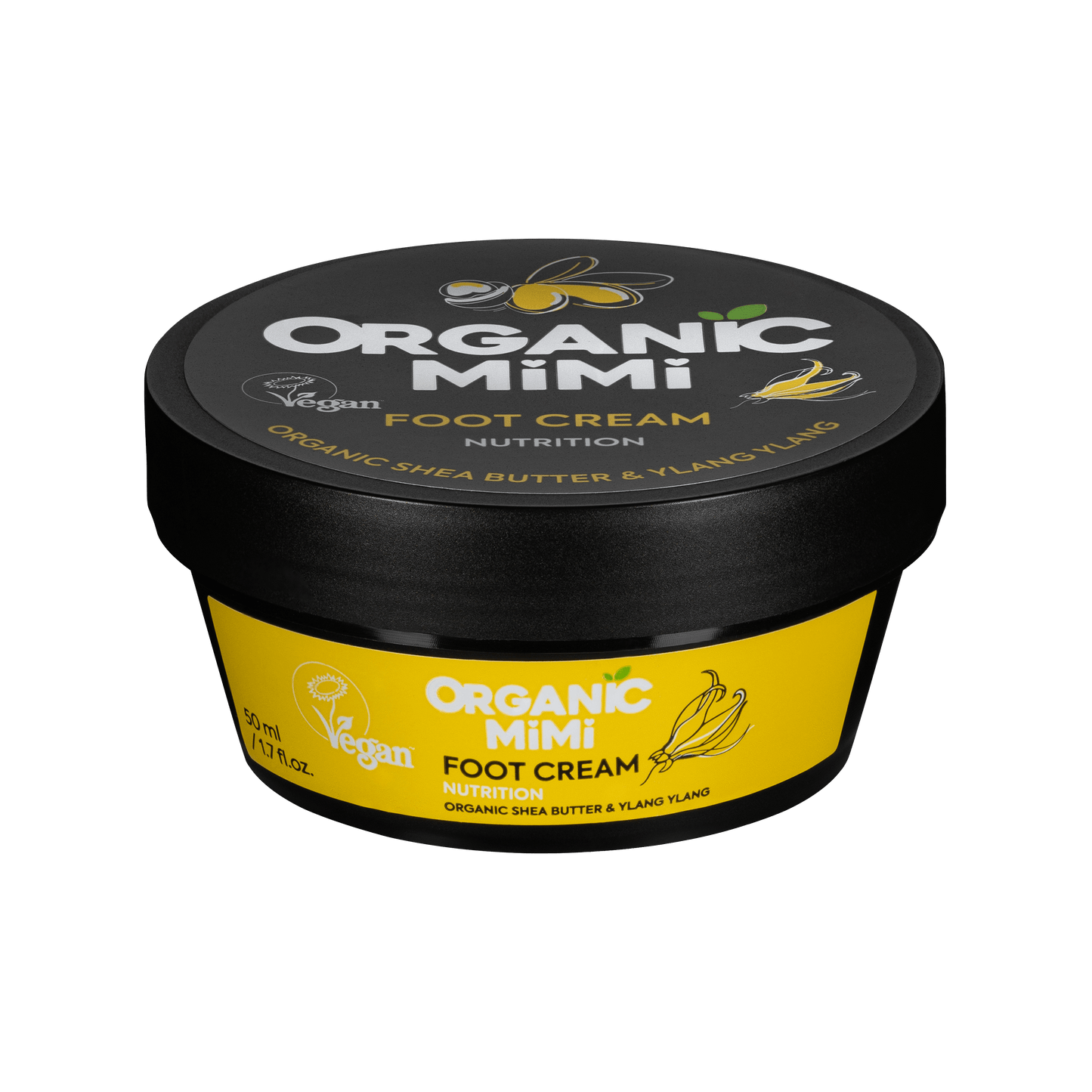 Organic Mimi, Foot Cream Nutrition Shea & Ylang Ylang, 50 ml