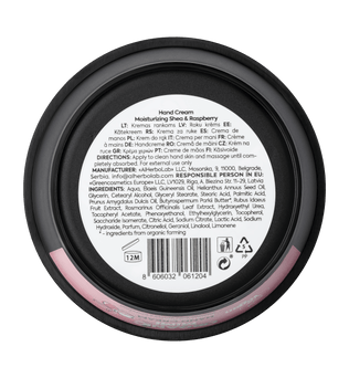 Organic Mimi, Hand Cream Moisturizing Shea & Raspberry, 50 ml