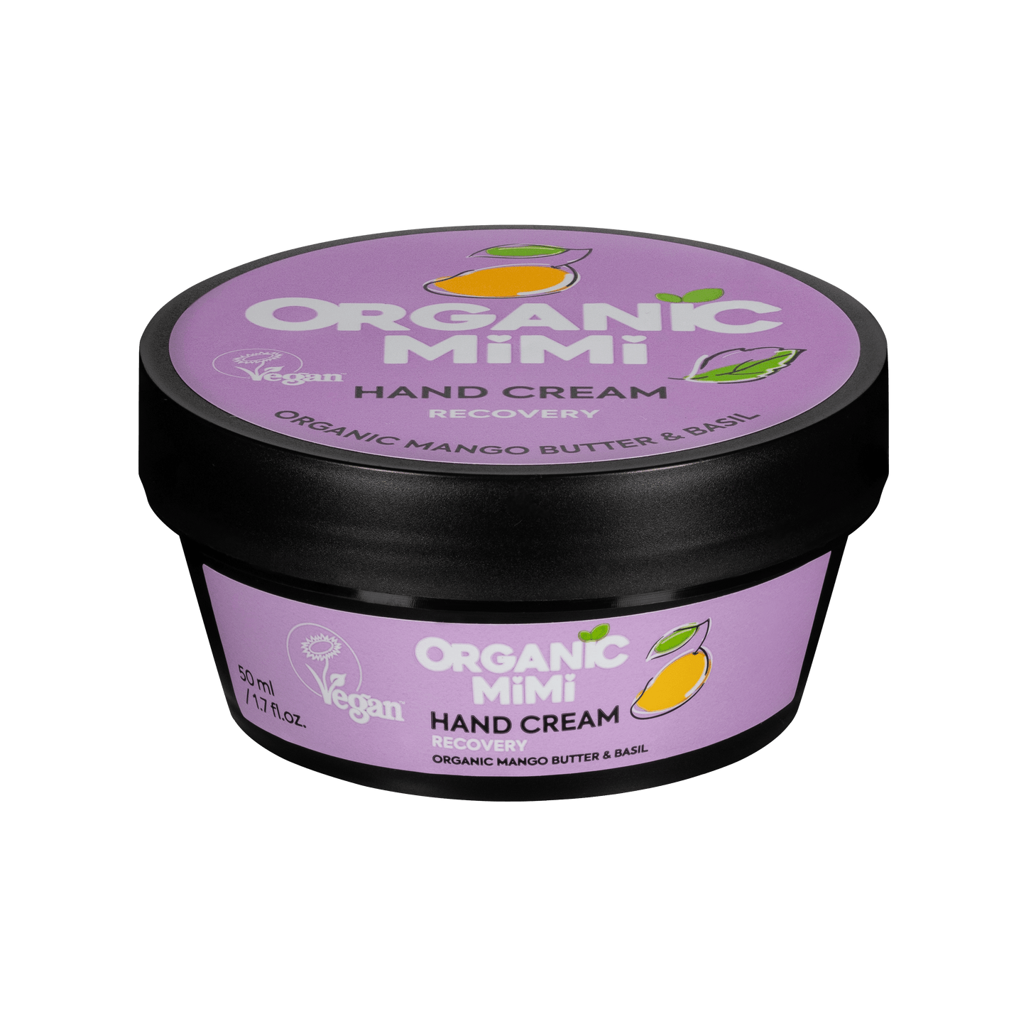 Organic Mimi, Hand Cream Recovery Mango & Basil, 50 ml