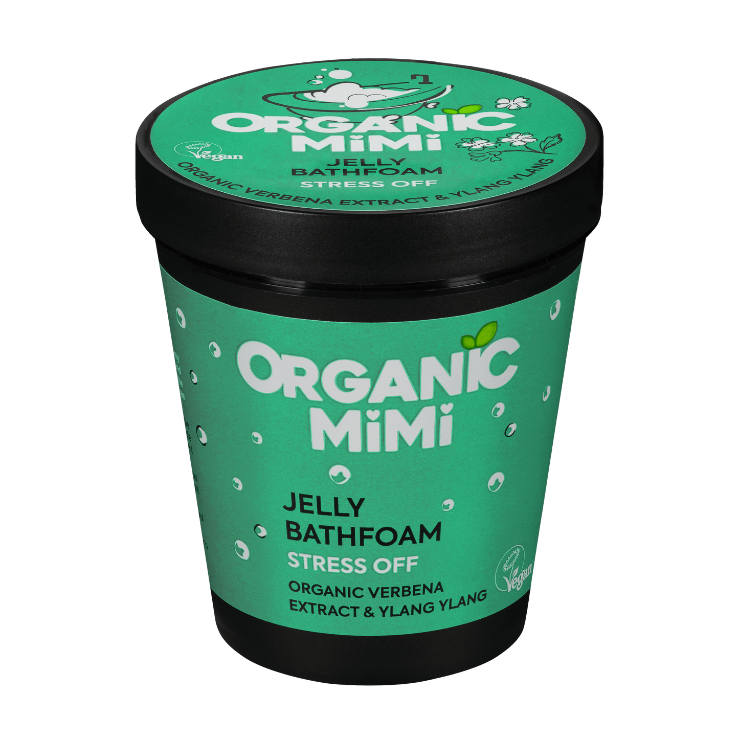 Organic Mimi, Jelly Bathfoam Stress Off Verbena & Ylang Ylang, 200 ml